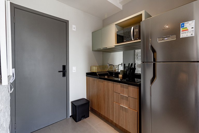 Encantador e charmoso: Apt completo no ON Paulista