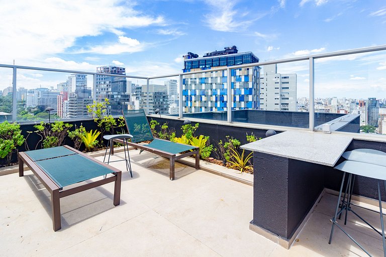 Studio para Alugar em Pinheiros - 2 Pessoas, Perto do Metrô