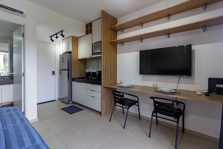 Studio para Alugar em Pinheiros - 2 Pessoas, Perto do Metrô