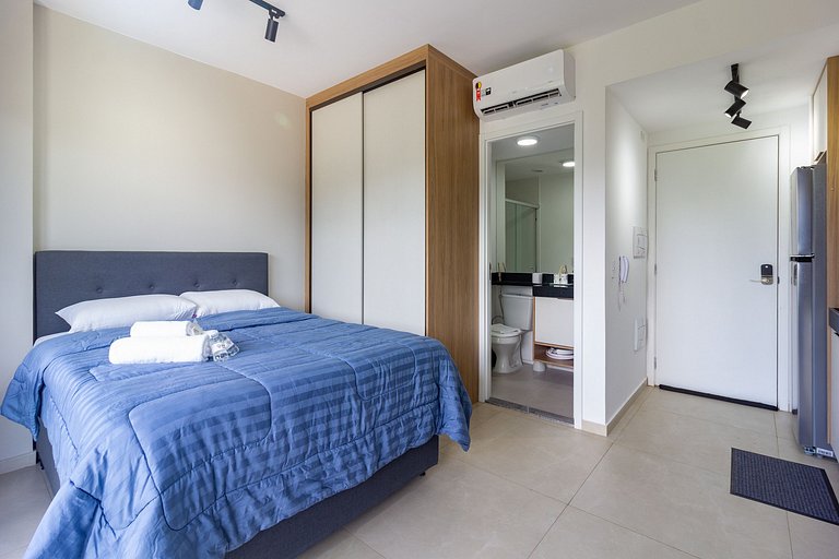 Studio para Alugar em Pinheiros - 2 Pessoas, Perto do Metrô
