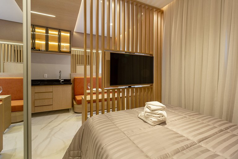 Sofisticação e encanto: Apt com linda vista