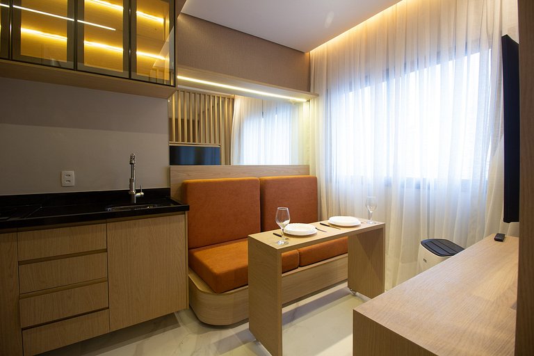 Sofisticação e encanto: Apt com linda vista