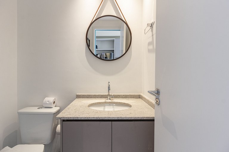 Luxo e conforto: apto completo em Pinheiros