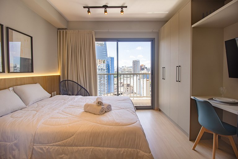 Luxo e encanto: Ap completo em Pinheiros c/ WI-FI