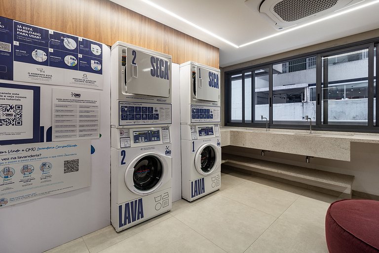 Charme e encanto: Apt confortável c/ self check-in