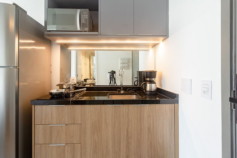Encanto e conforto: apt completo próx da Paulista