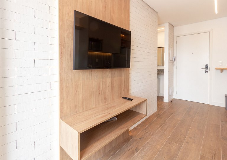 Apto Elegante em Pinheiros c/ Varanda e Coworking