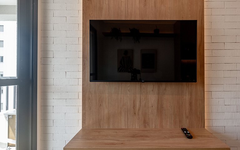 Apto Elegante em Pinheiros c/ Varanda e Coworking