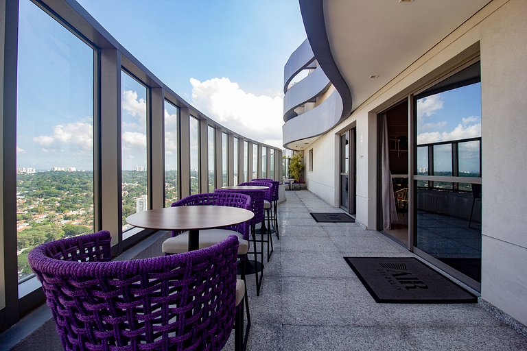 Desfrute da Vista: Charmoso Estúdio no Brooklin