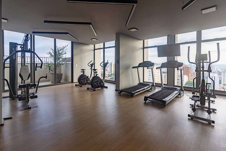 Encanto e sofisticação: Apt completo em Pinheiros