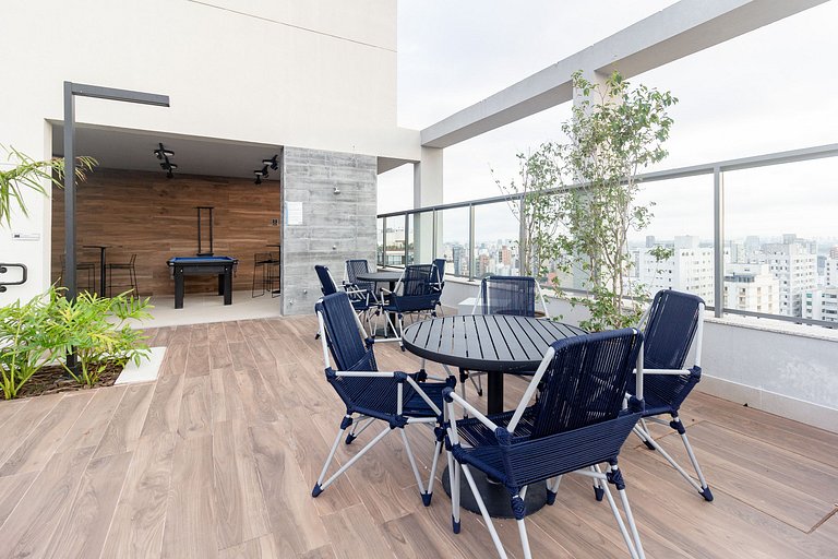 Encanto e sofisticação: Apt completo em Pinheiros