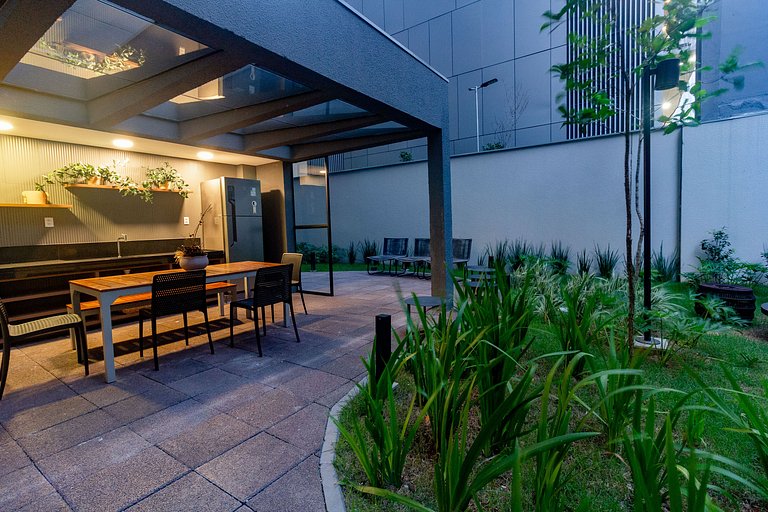 Apt encantador em Pinheiros: self check-in e WI-FI