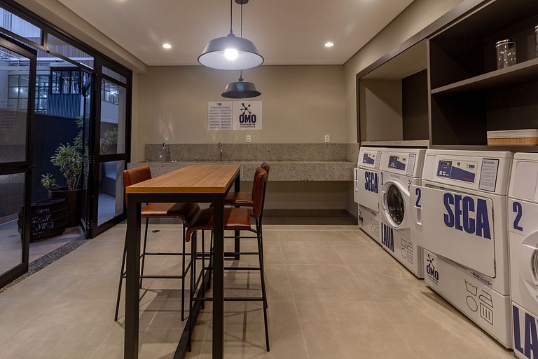 Apt encantador em Pinheiros: self check-in e WI-FI
