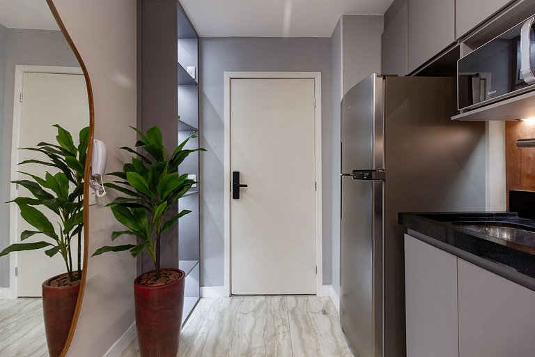 Apt encantador em Pinheiros: self check-in e WI-FI