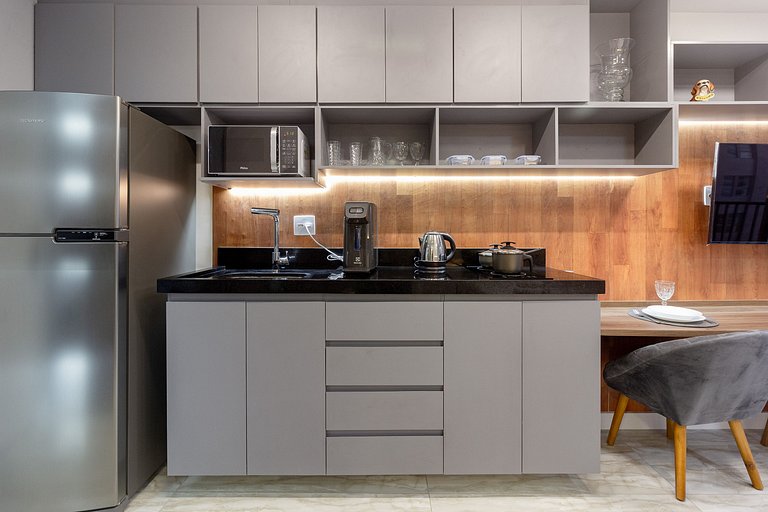 Apt encantador em Pinheiros: self check-in e WI-FI