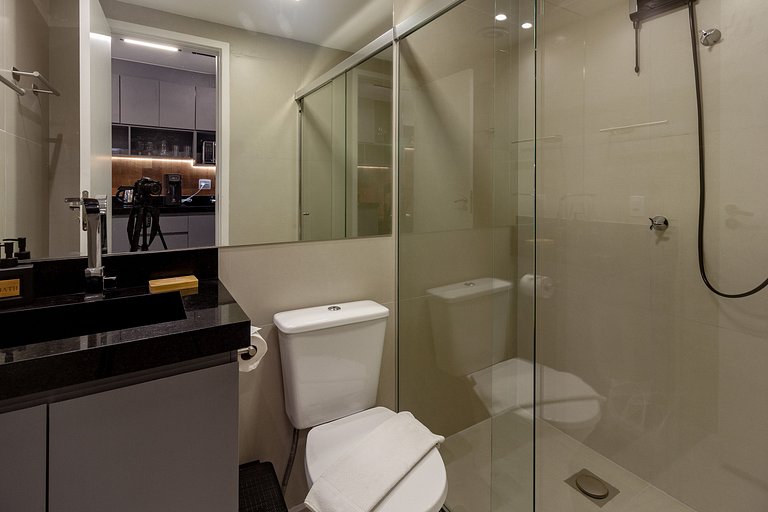 Apt encantador em Pinheiros: self check-in e WI-FI