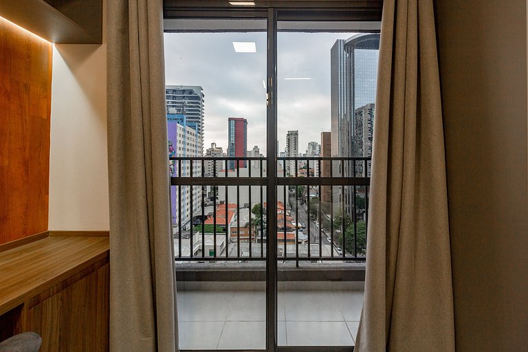 Apt encantador em Pinheiros: self check-in e WI-FI