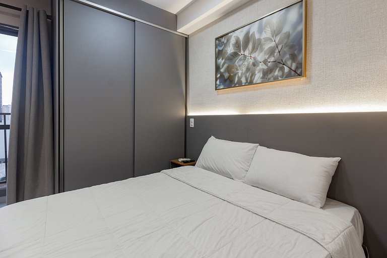 Apt encantador em Pinheiros: self check-in e WI-FI