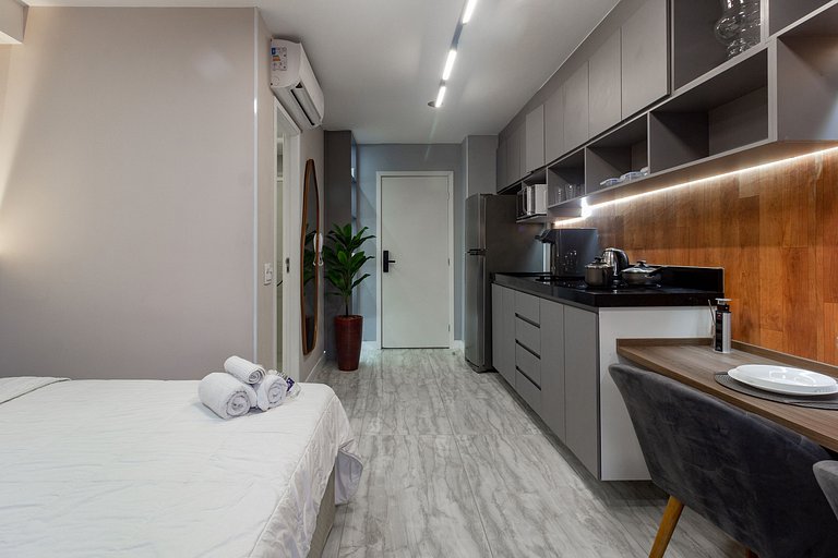 Apt encantador em Pinheiros: self check-in e WI-FI