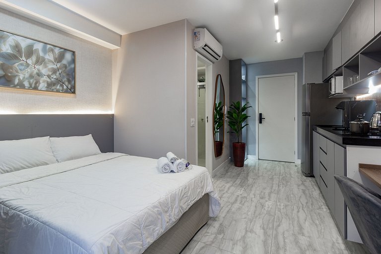 Apt encantador em Pinheiros: self check-in e WI-FI