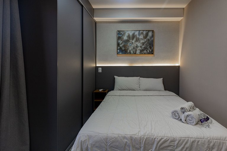 Apt encantador em Pinheiros: self check-in e WI-FI