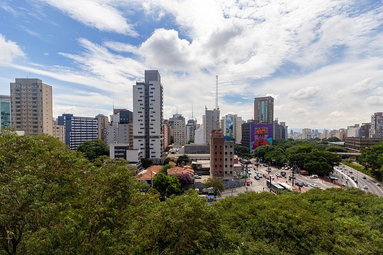 Encanto e charme: Apt completo próximo da Paulista