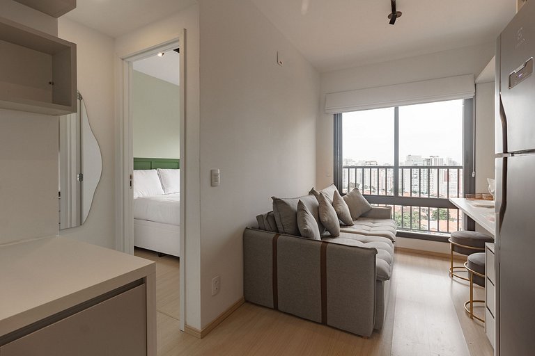 Sinta-se em casa: Apt charmoso e completo c/ WI-FI