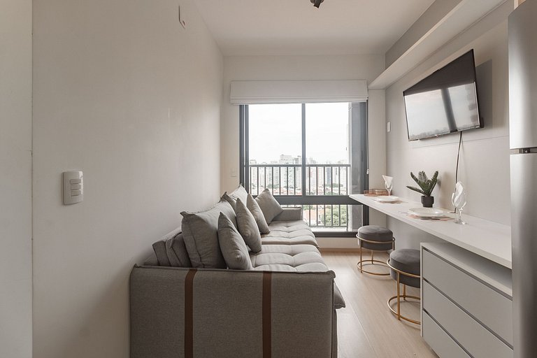 Sinta-se em casa: Apt charmoso e completo c/ WI-FI