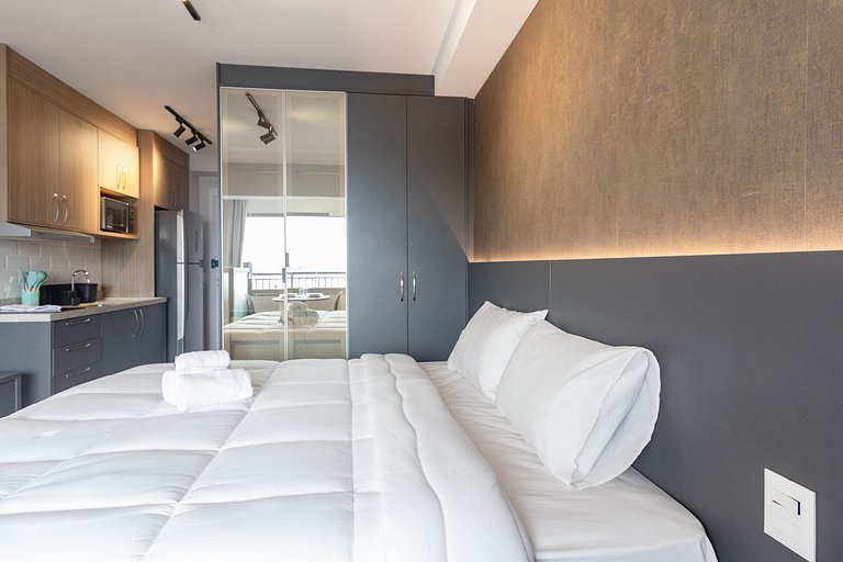 Encanto e conforto: Apt c/ cama queen em Moema