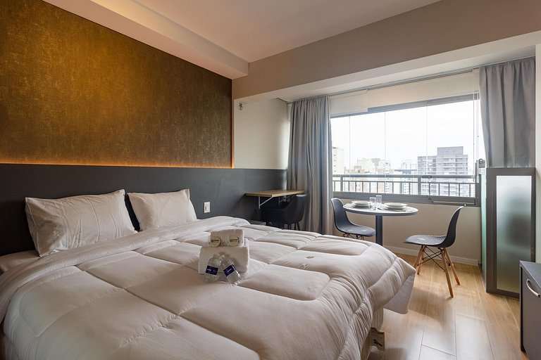 Encanto e conforto: Apt c/ cama queen em Moema