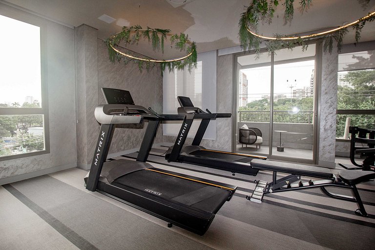 Luxo e encanto: Apê completo c/ self check-in