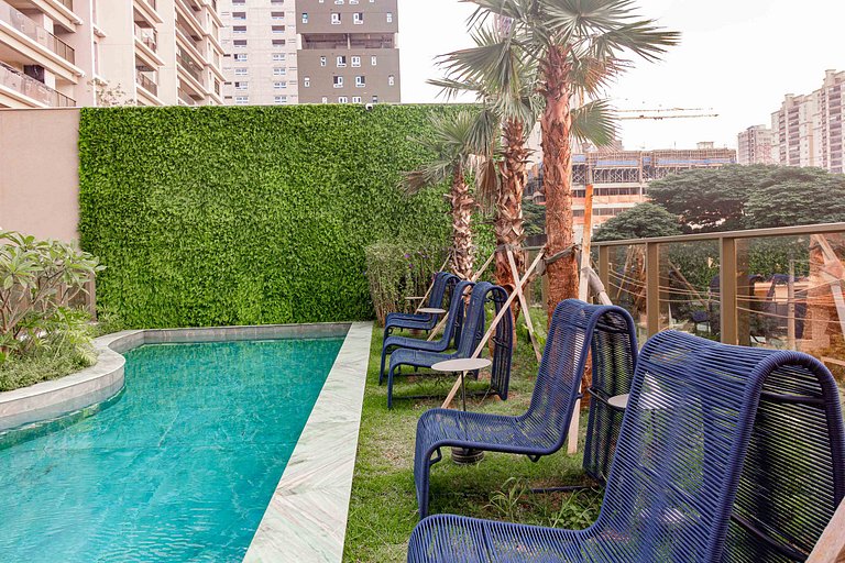 Luxo e encanto: Apê completo c/ self check-in