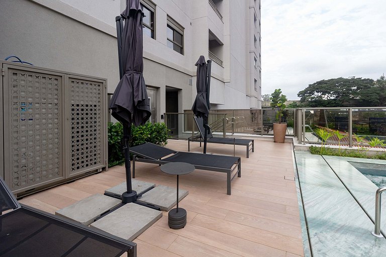 Studio Campo Belo c/ Varanda Próx. Congonhas