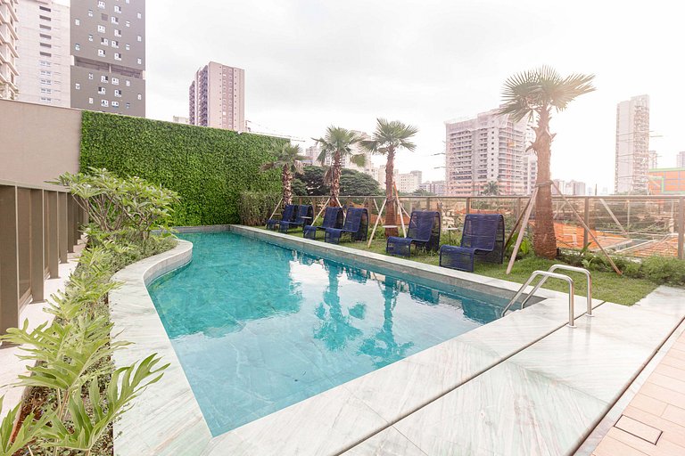 Luxo e encanto: Apê completo c/ self check-in