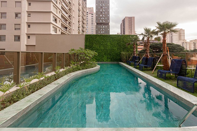 Luxo e encanto: Apê completo c/ self check-in