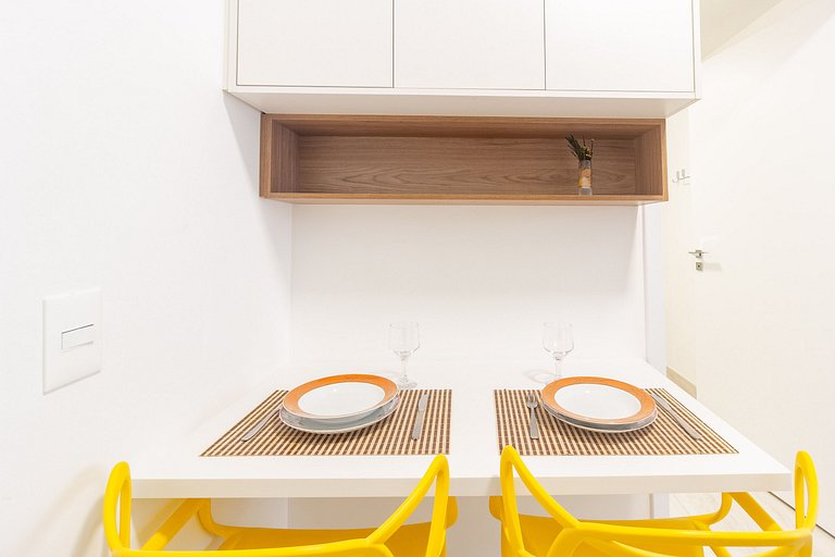 Luxo e encanto: Apê completo c/ self check-in