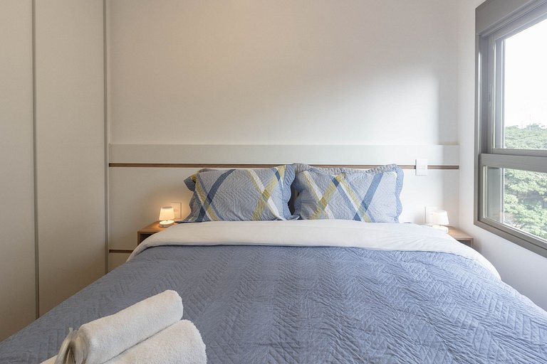 Luxo e encanto: Apê completo c/ self check-in