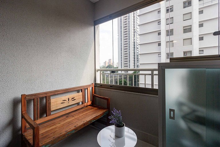 Luxo e encanto: Apê completo c/ self check-in