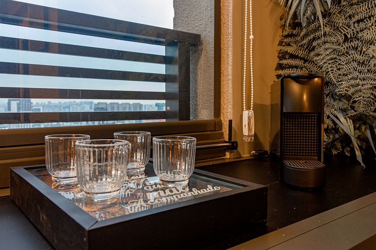 Studio para 3 em Perdizes com Rooftop e Coworking