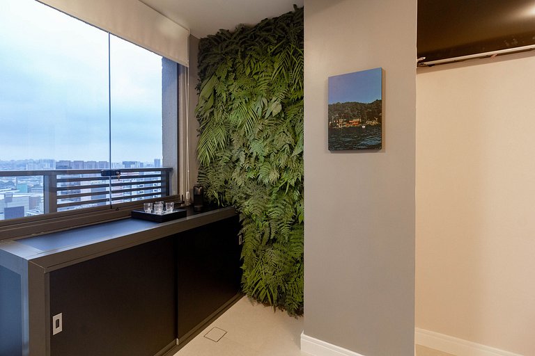 Studio para 3 em Perdizes com Rooftop e Coworking