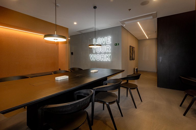 Studio para 3 em Perdizes com Rooftop e Coworking