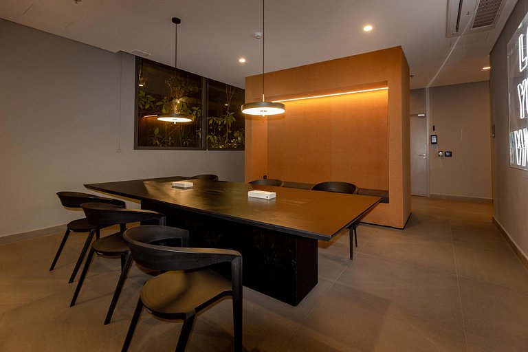 Studio para 3 em Perdizes com Rooftop e Coworking
