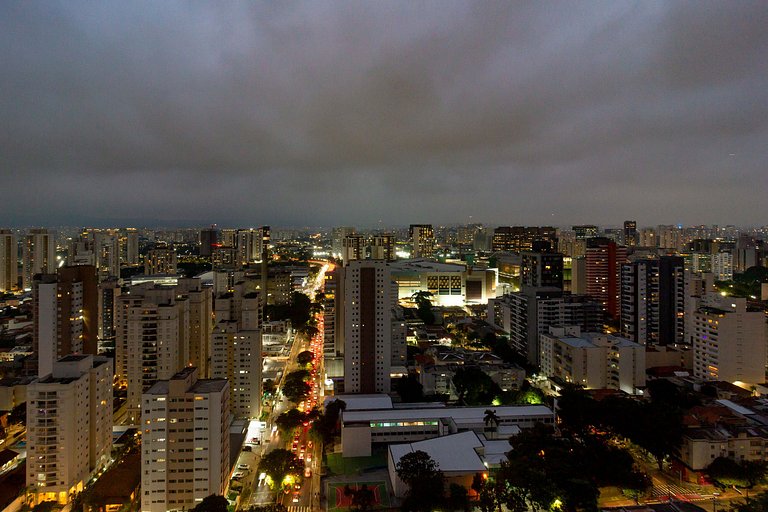 Studio para 3 em Perdizes com Rooftop e Coworking