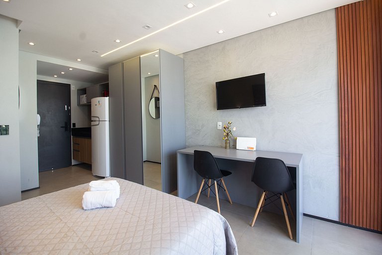 Apto Luxo com garagem em Moema