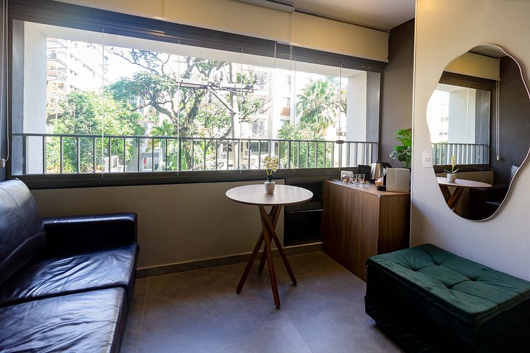 Encanto e sofisticação: Apt completo em Pinheiros