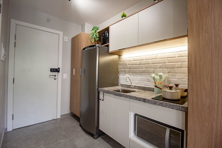 Encanto e sofisticação: Apt completo em Pinheiros