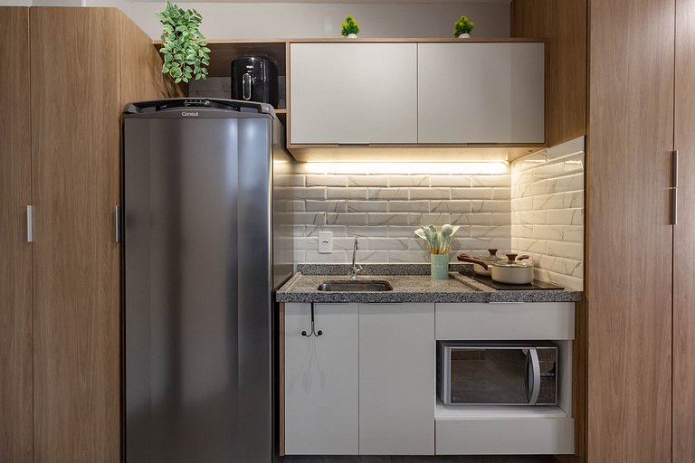 Encanto e sofisticação: Apt completo em Pinheiros