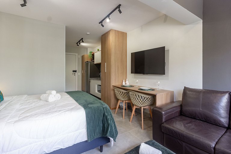 Encanto e sofisticação: Apt completo em Pinheiros