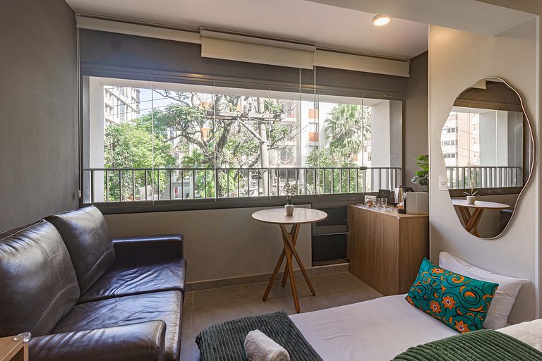 Encanto e sofisticação: Apt completo em Pinheiros