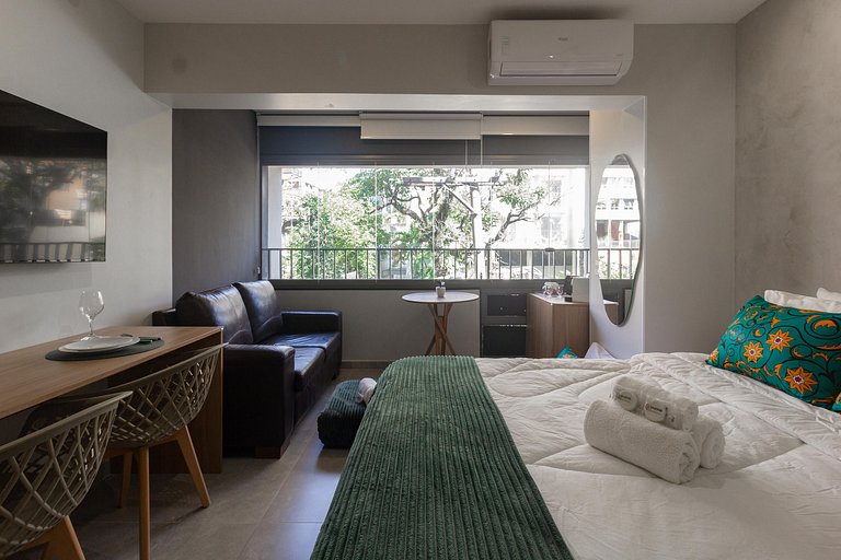 Encanto e sofisticação: Apt completo em Pinheiros